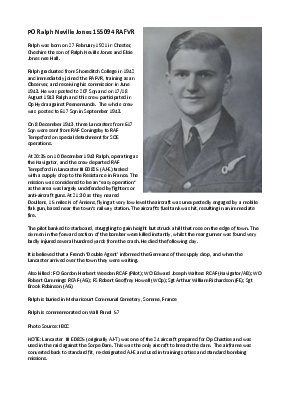 A preview of a PDF biography for Jones, Ralph Neville